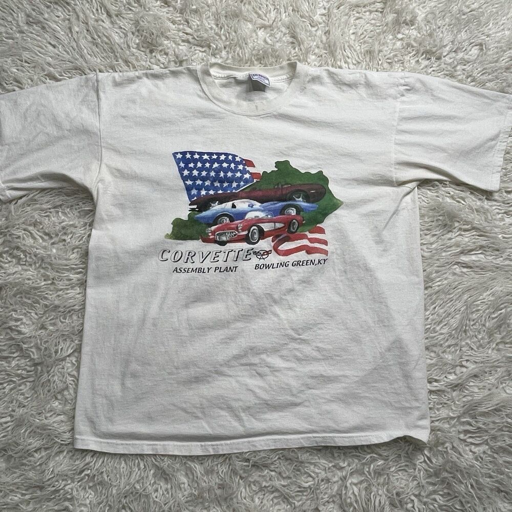 Corvette Assembly Plant Bowling Green KY XL Short Sleeve Shirt USA